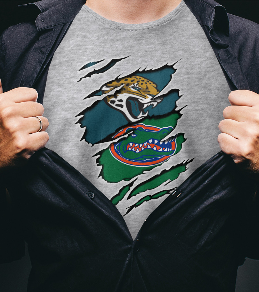 Nfl Jaguars Gators Florida Football Team Rivalry T-Shirt