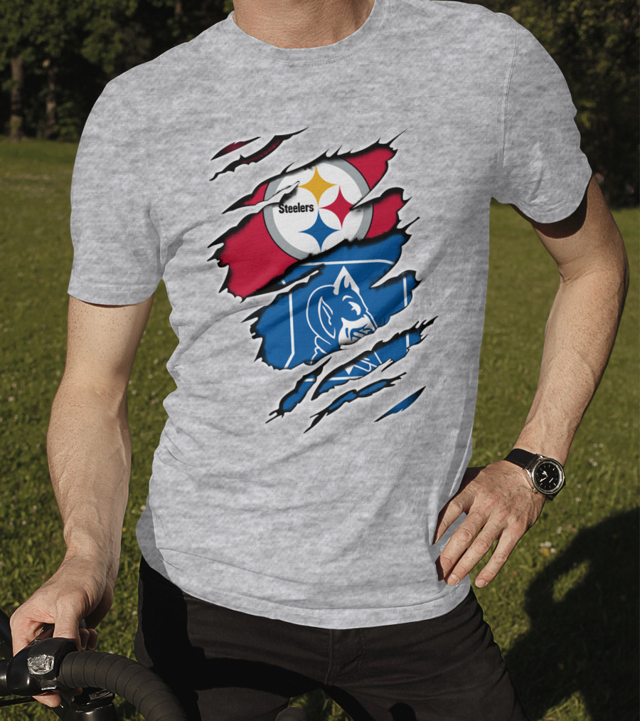 Steelers Duke Logo Fusion T-Shirt