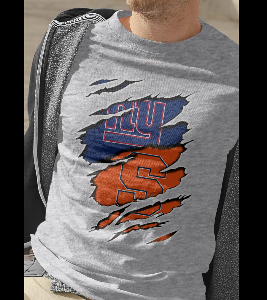 New York Giants Syracuse Orange Mashup T-Shirt