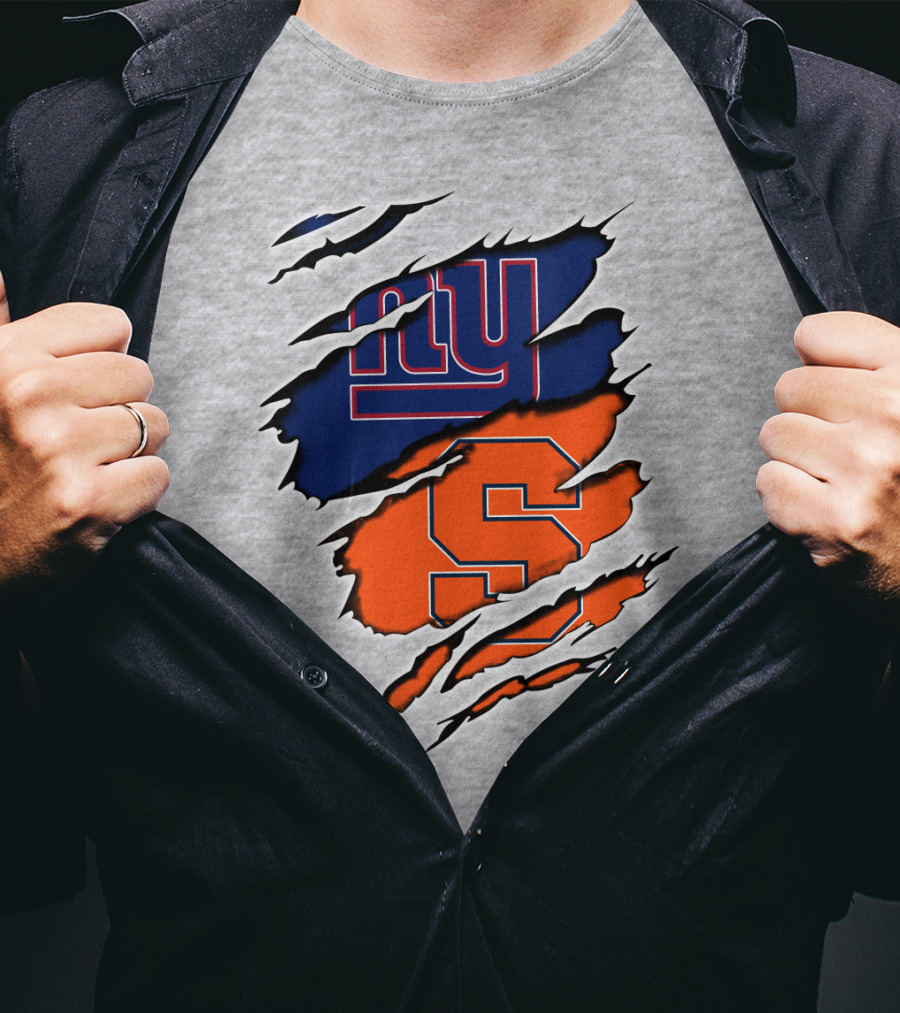 New York Giants Syracuse Orange Mashup T-Shirt