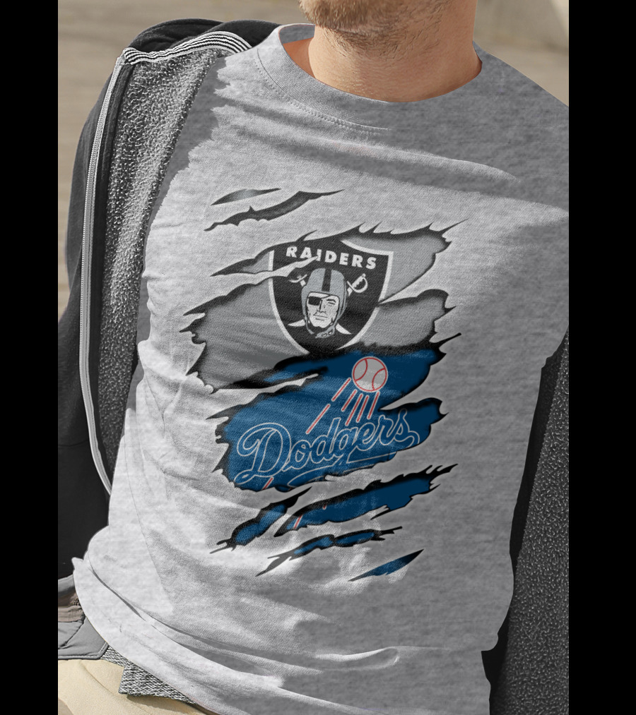Raiders Dodgers Raiders Dodgers T-Shirt