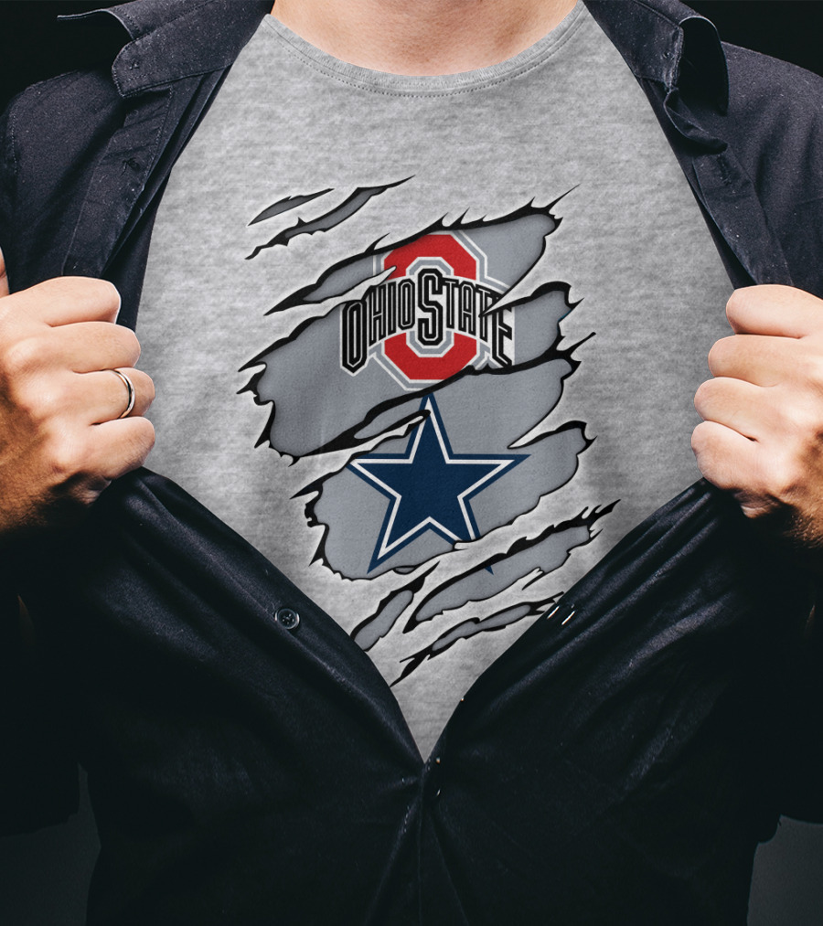 Ohio State Cowboys Dallas Star Burst T-Shirt