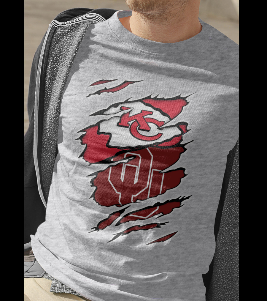 KC Chiefs Oklahoma Sooners T-Shirt