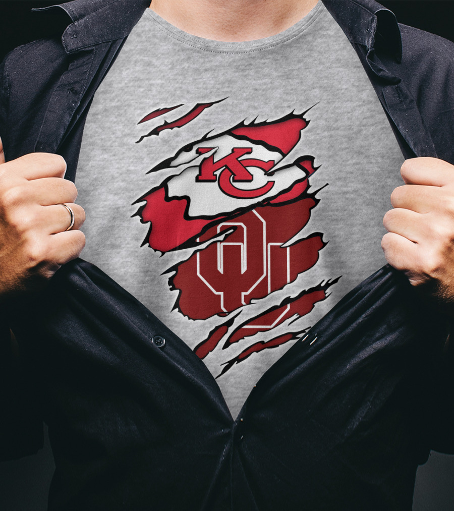 KC Chiefs Oklahoma Sooners T-Shirt