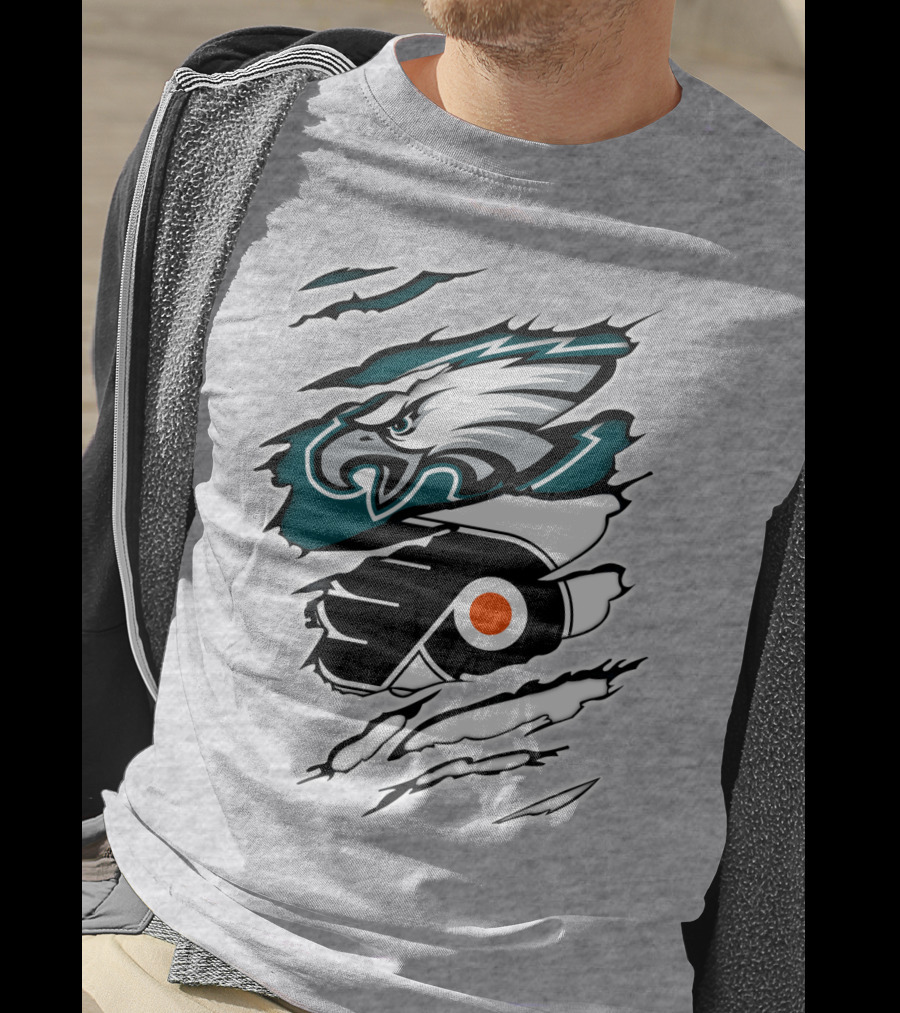 Philadelphia Eagles Flyers Team Fusion T-Shirt