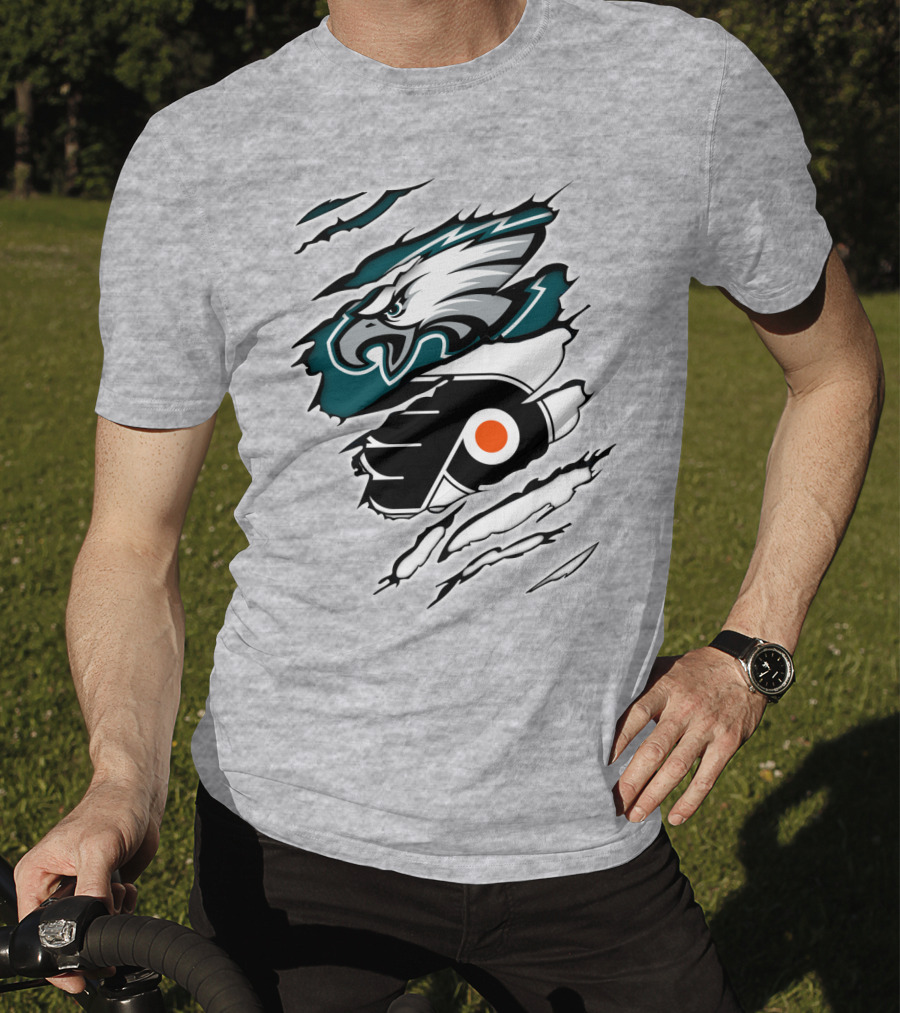 Philadelphia Eagles Flyers Team Fusion T-Shirt