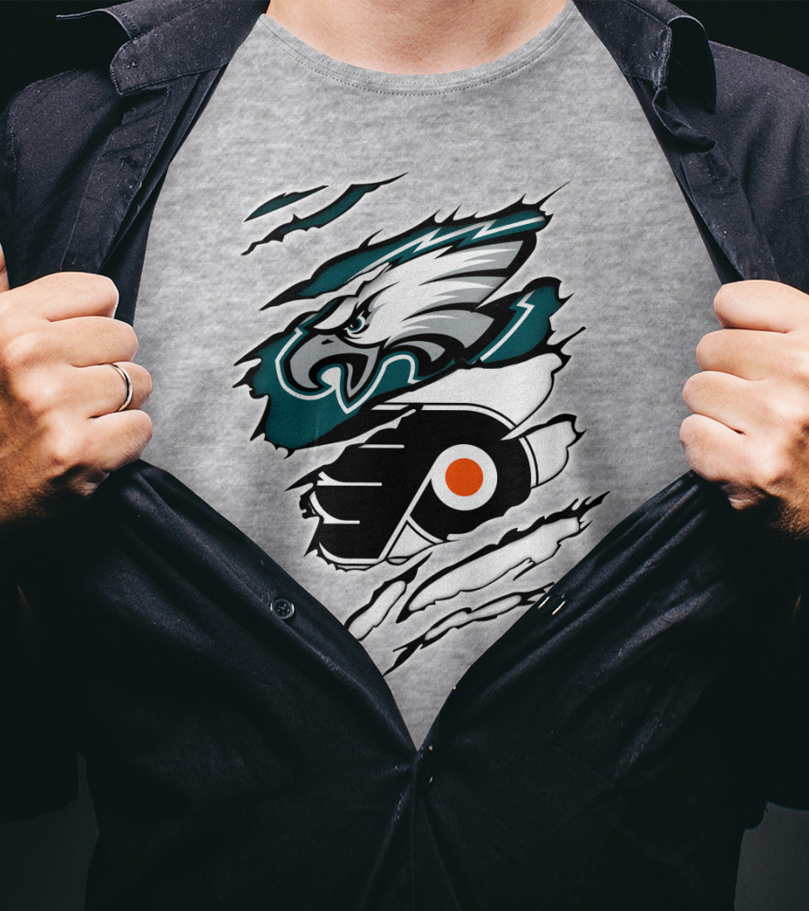 Philadelphia Eagles Flyers Team Fusion T-Shirt