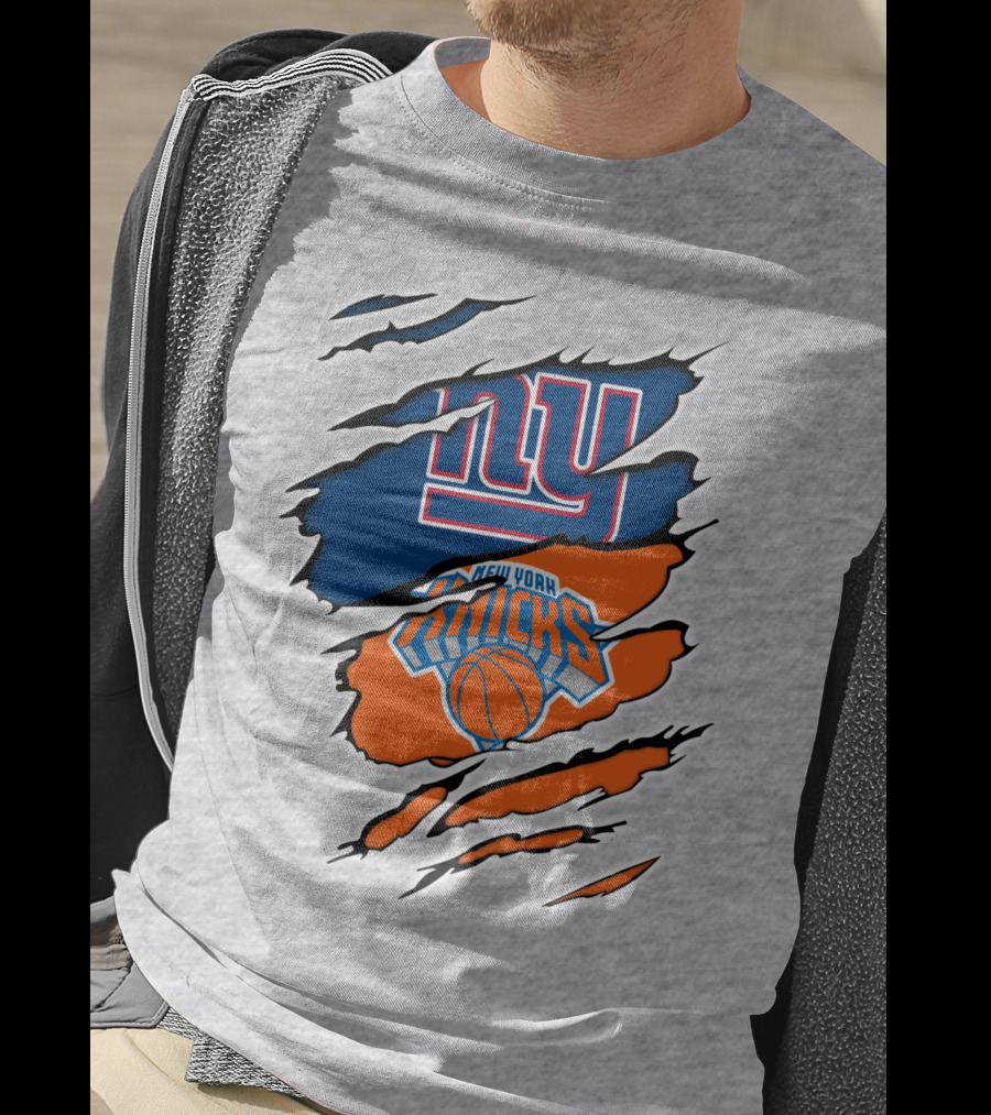 New York Giants Knicks Layered T-Shirt