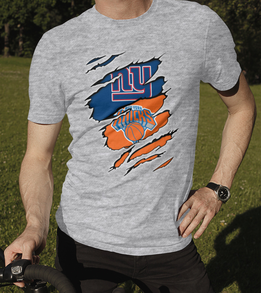 New York Giants Knicks Layered T-Shirt