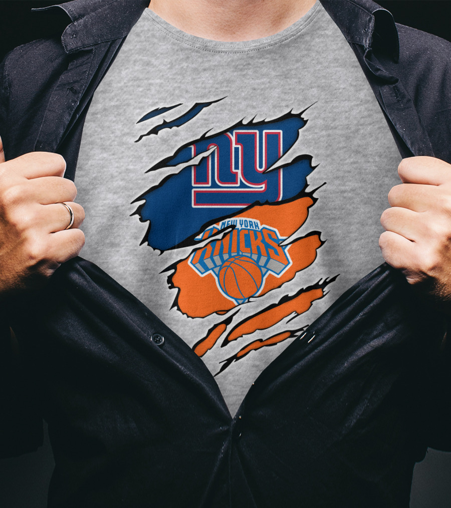 New York Giants Knicks Layered T-Shirt