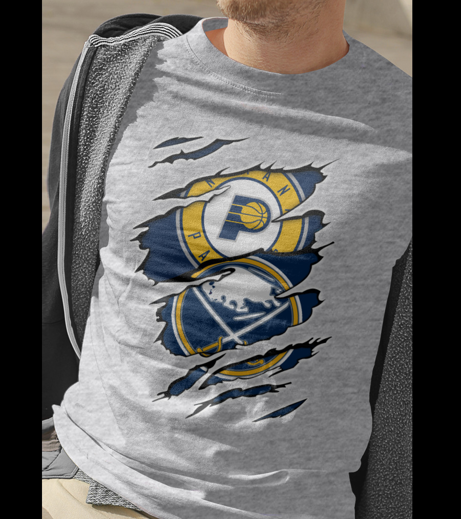 Indiana Pacers Buffalo Sabres Crossover T-Shirt
