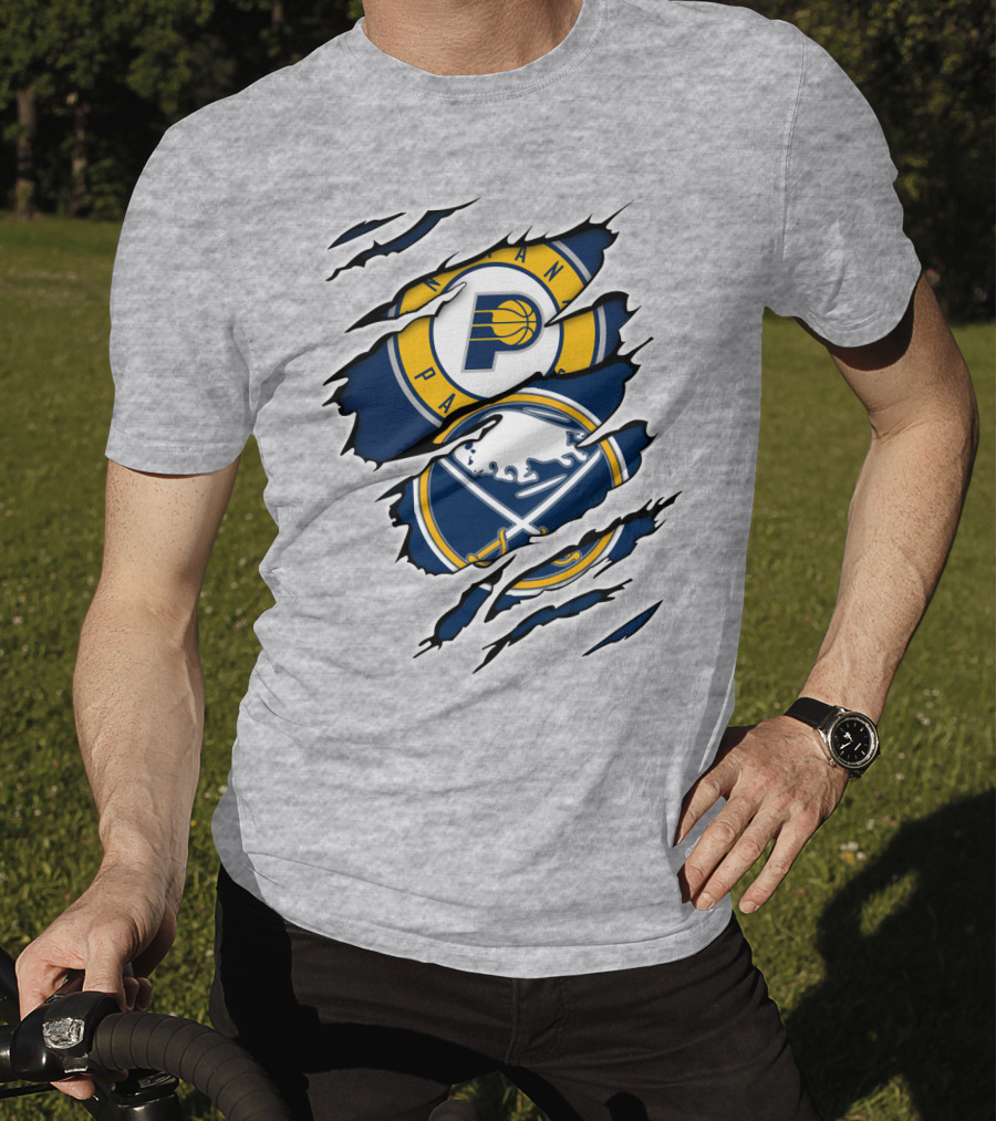 Indiana Pacers Buffalo Sabres Crossover T-Shirt