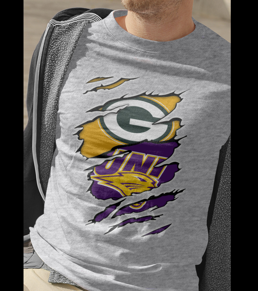 Packers UNI Logo Torn T-Shirt