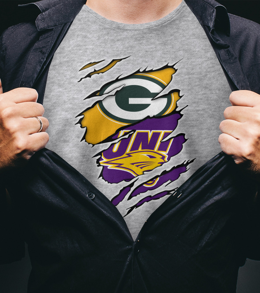 Packers UNI Logo Torn T-Shirt
