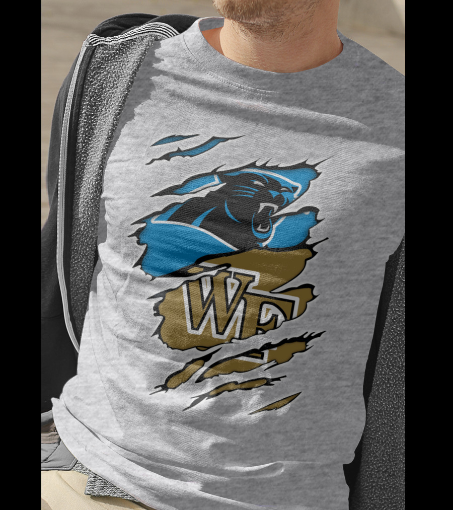 Carolina Panthers Wake Forest WF Scratch T-Shirt