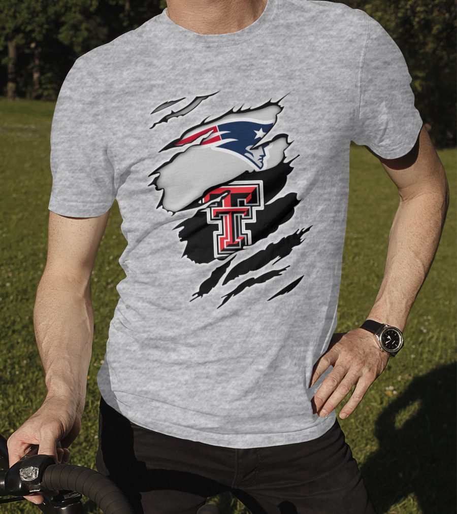 Patriots Texas Tech Double T Logo Fusion T-Shirt