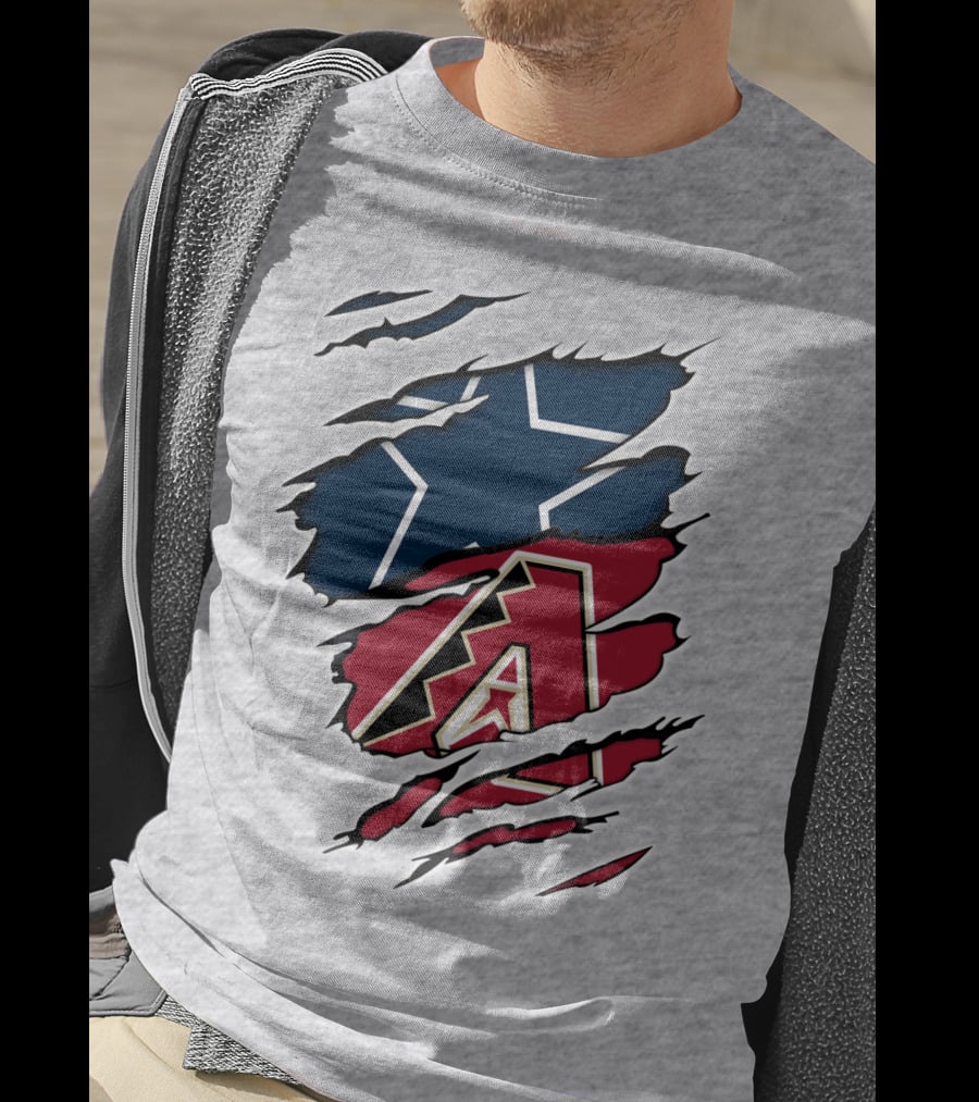 Cowboys Star Diamondbacks Logo Fusion T-Shirt