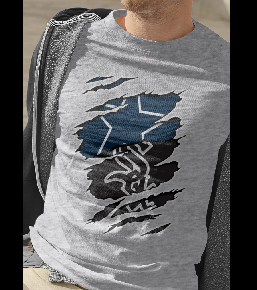 Cowboys White Sox Cowboys Fan Crossover T-Shirt