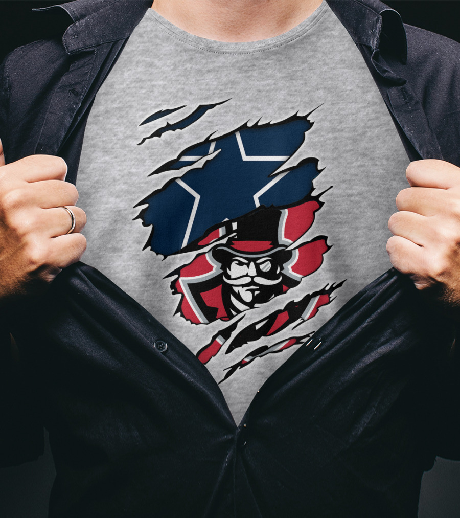 Cowboys Austin Cowboys Star And Hat T-Shirt