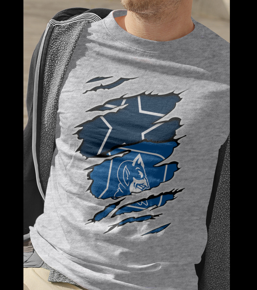 Cowboys Duke Blue Devil Rip T-Shirt
