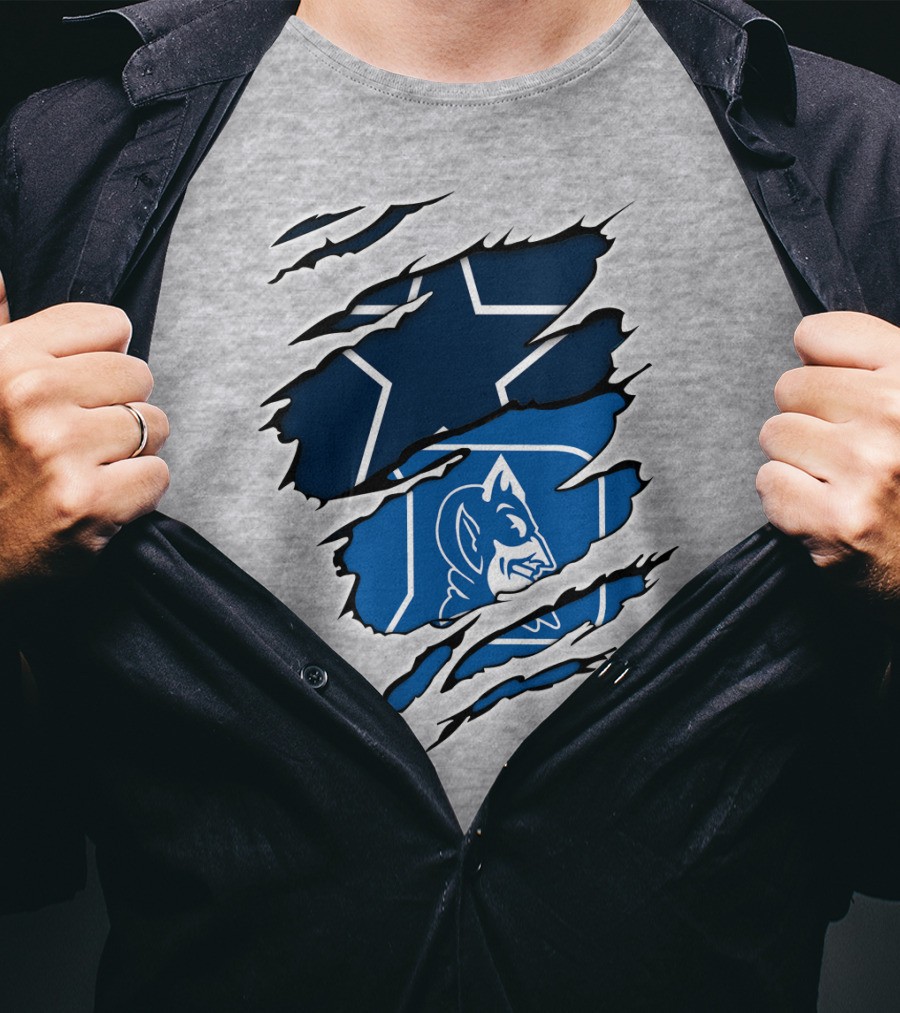 Cowboys Duke Blue Devil Rip T-Shirt