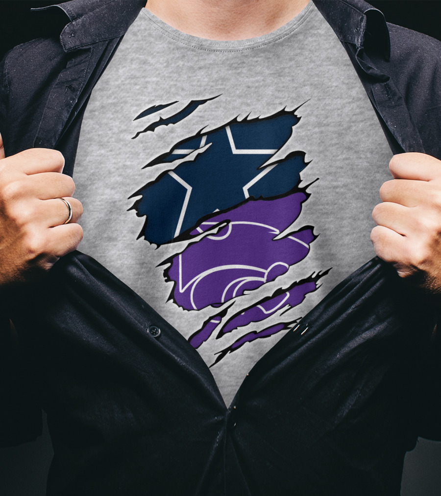 Star Claw Wildcats Cowboys Kansas State Cowboys T-Shirt