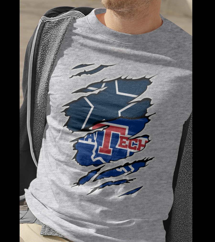 Dallas Cowboys Louisiana Tech Bulldogs T-Shirt