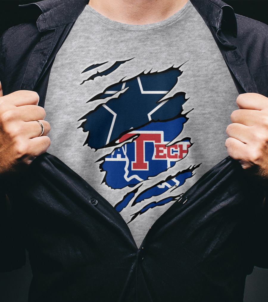 Dallas Cowboys Louisiana Tech Bulldogs T-Shirt