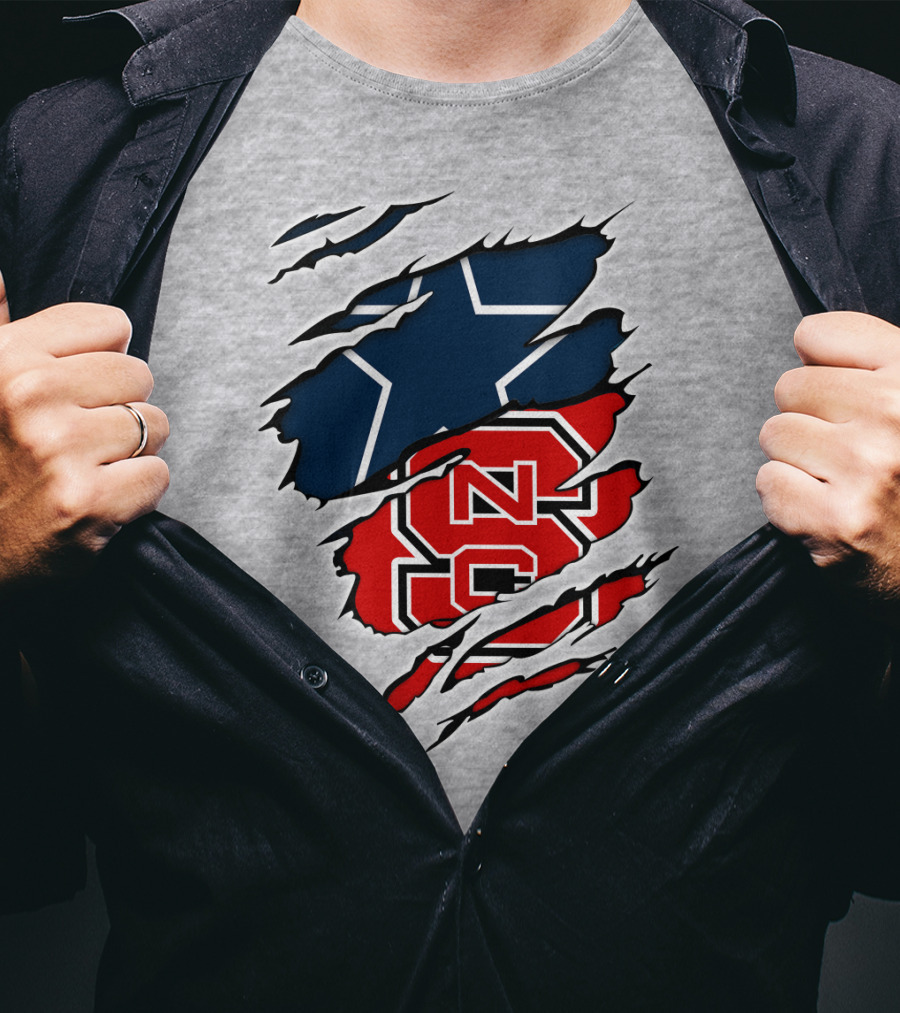 NC State Cowboys Logo With Star T-Shirt