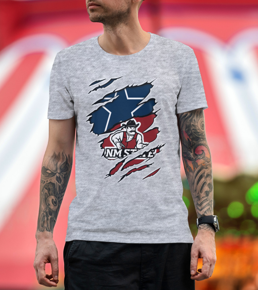 NM State Cowboys Western Star T-Shirt