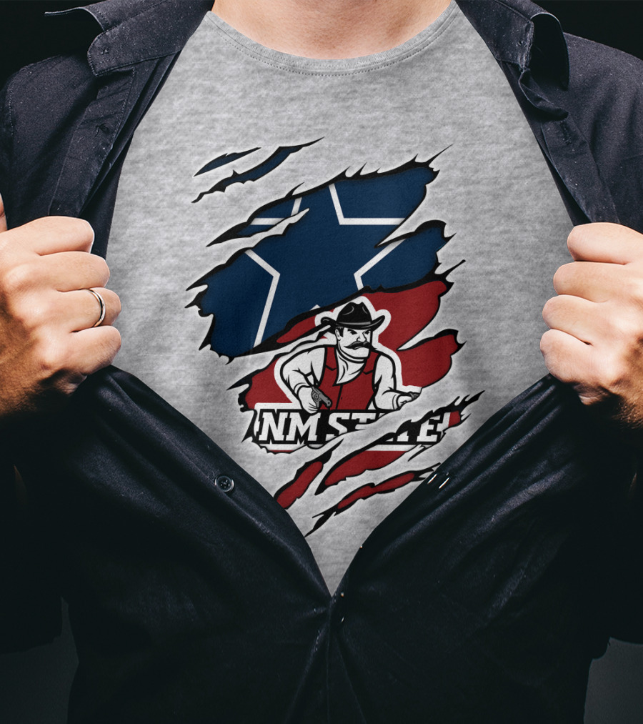 NM State Cowboys Western Star T-Shirt