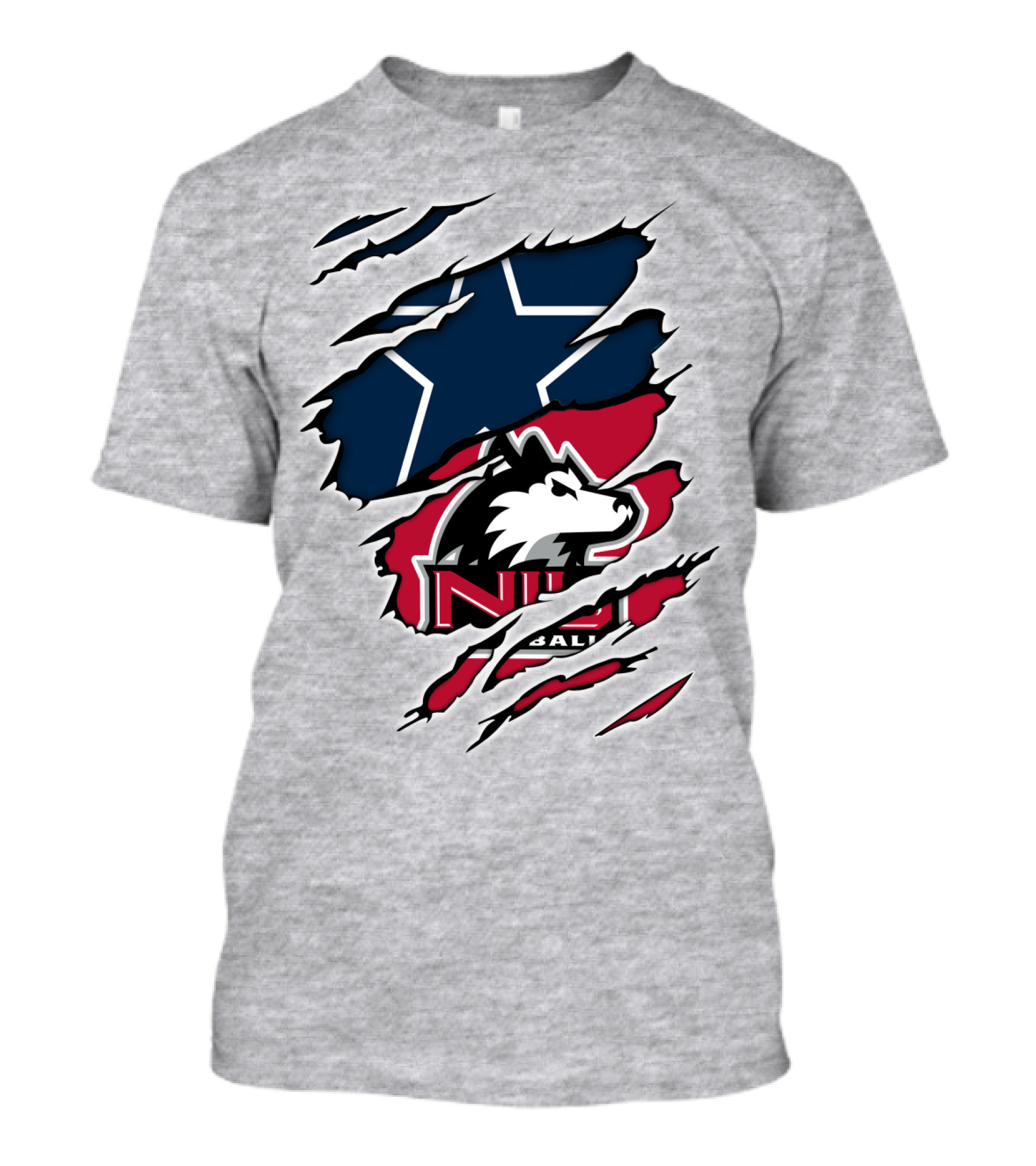 Northern Illinois Huskies Cowboys Star Emblem T-Shirt