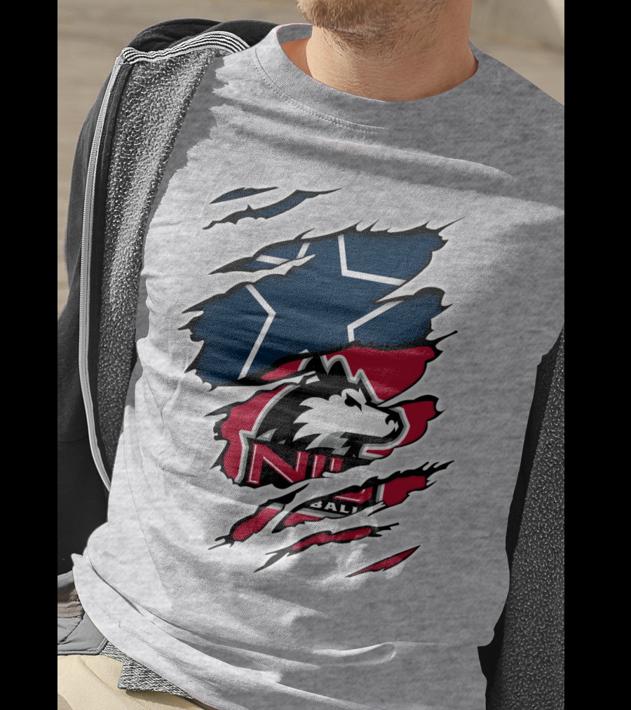 Northern Illinois Huskies Cowboys Star Emblem T-Shirt