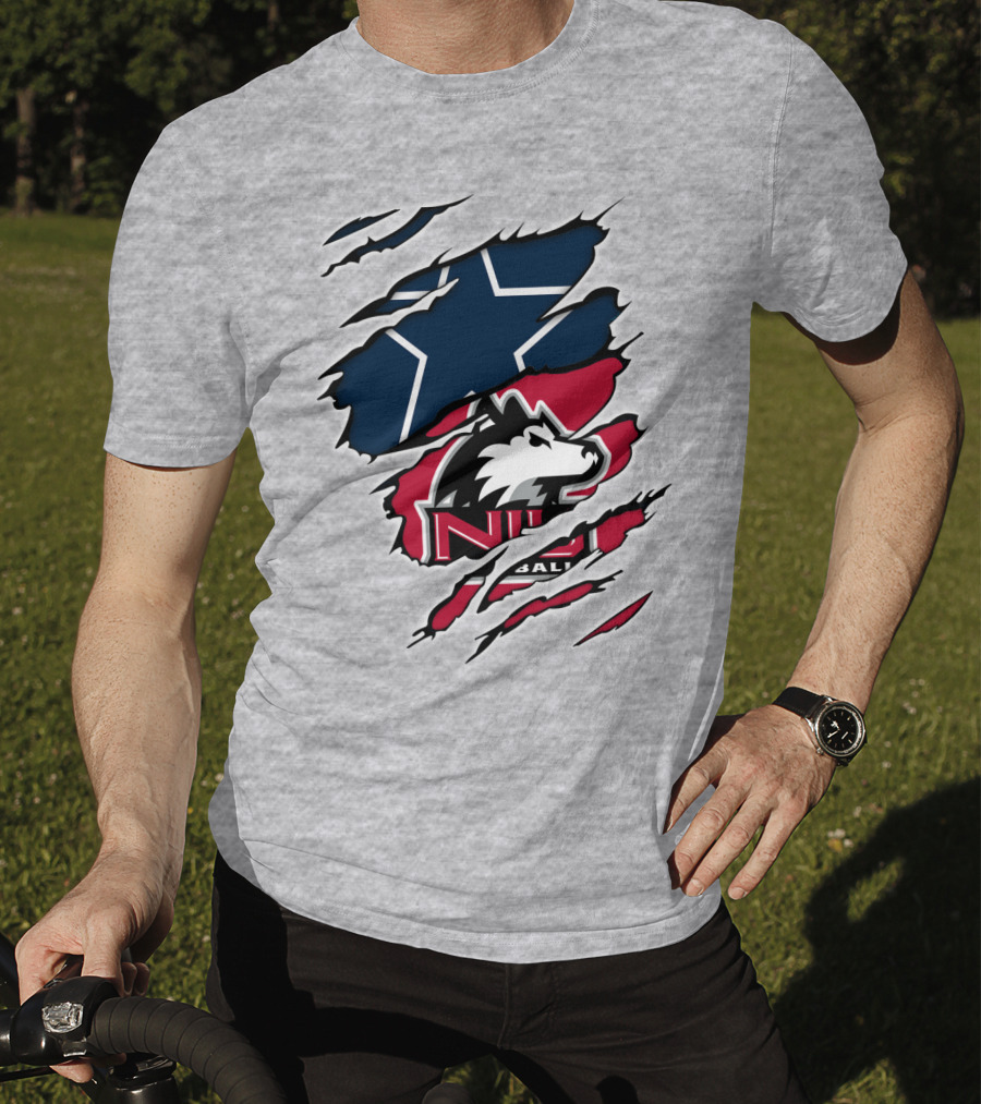 Northern Illinois Huskies Cowboys Star Emblem T-Shirt
