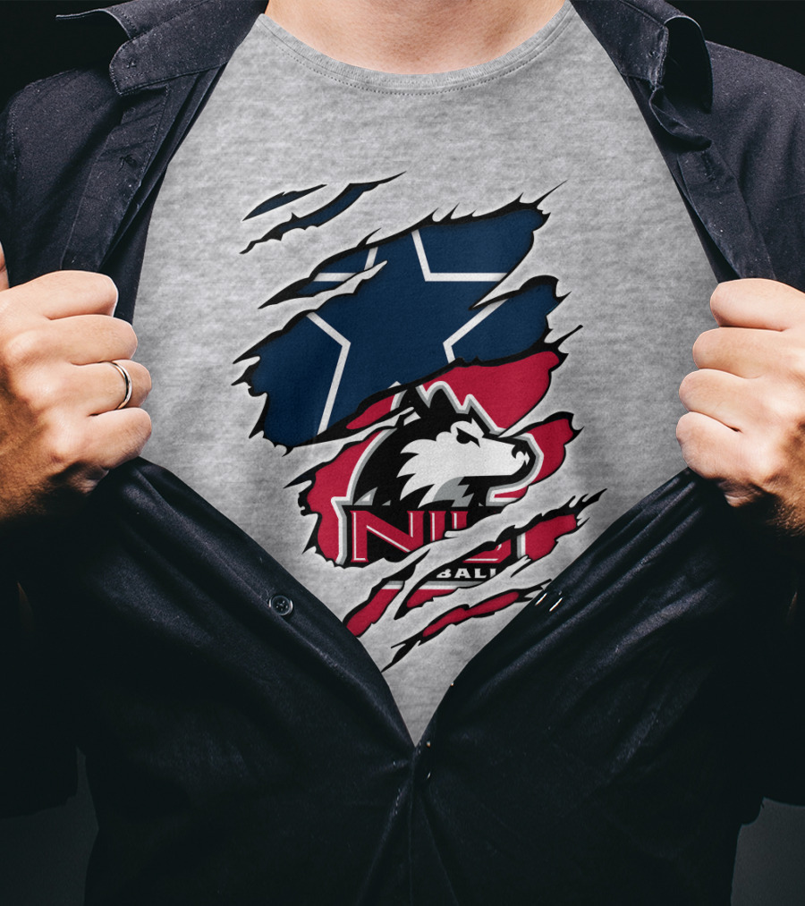 Northern Illinois Huskies Cowboys Star Emblem T-Shirt
