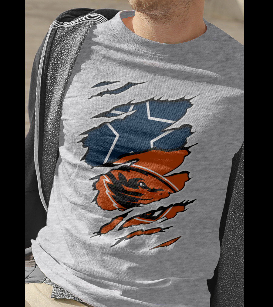 Cowboys Oregon State Beavers Cowboys Star T-Shirt