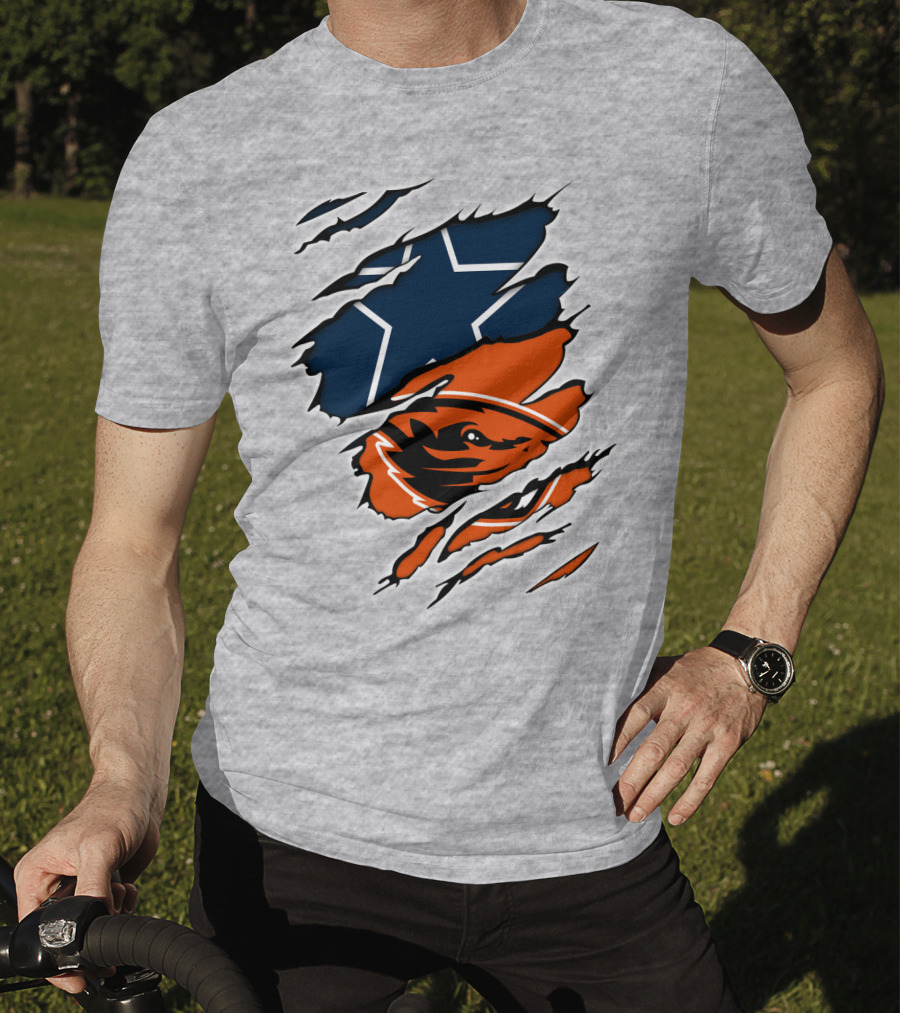 Cowboys Oregon State Beavers Cowboys Star T-Shirt