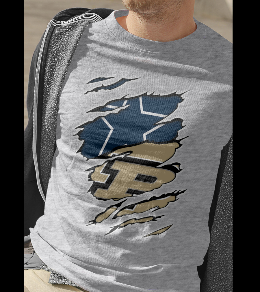Cowboys Purdue Boilermakers Star T-Shirt