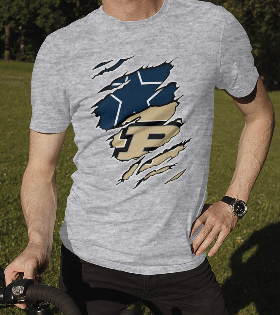 Cowboys Purdue Boilermakers Star T-Shirt
