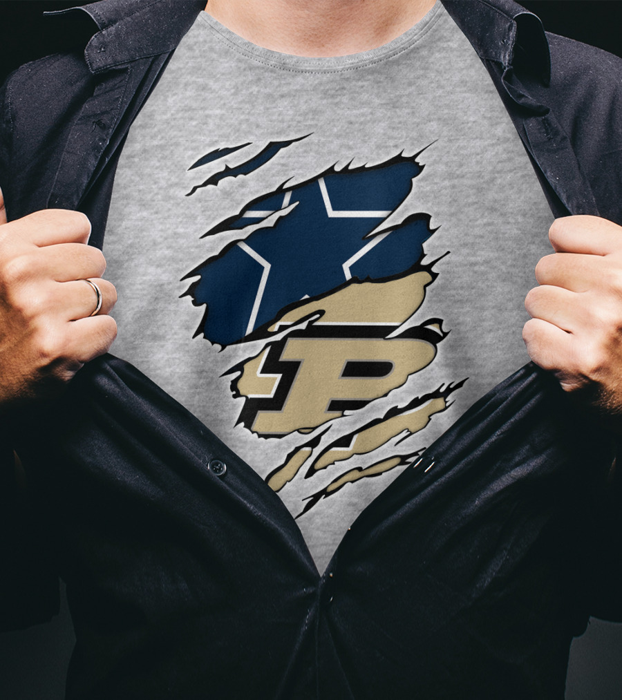 Cowboys Purdue Boilermakers Star T-Shirt