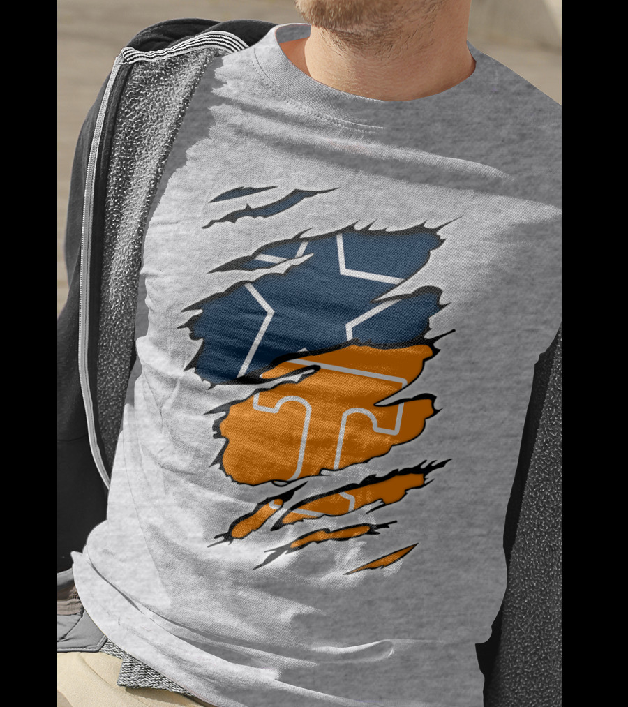 Cowboys Tennessee Vols Star Claw T-Shirt