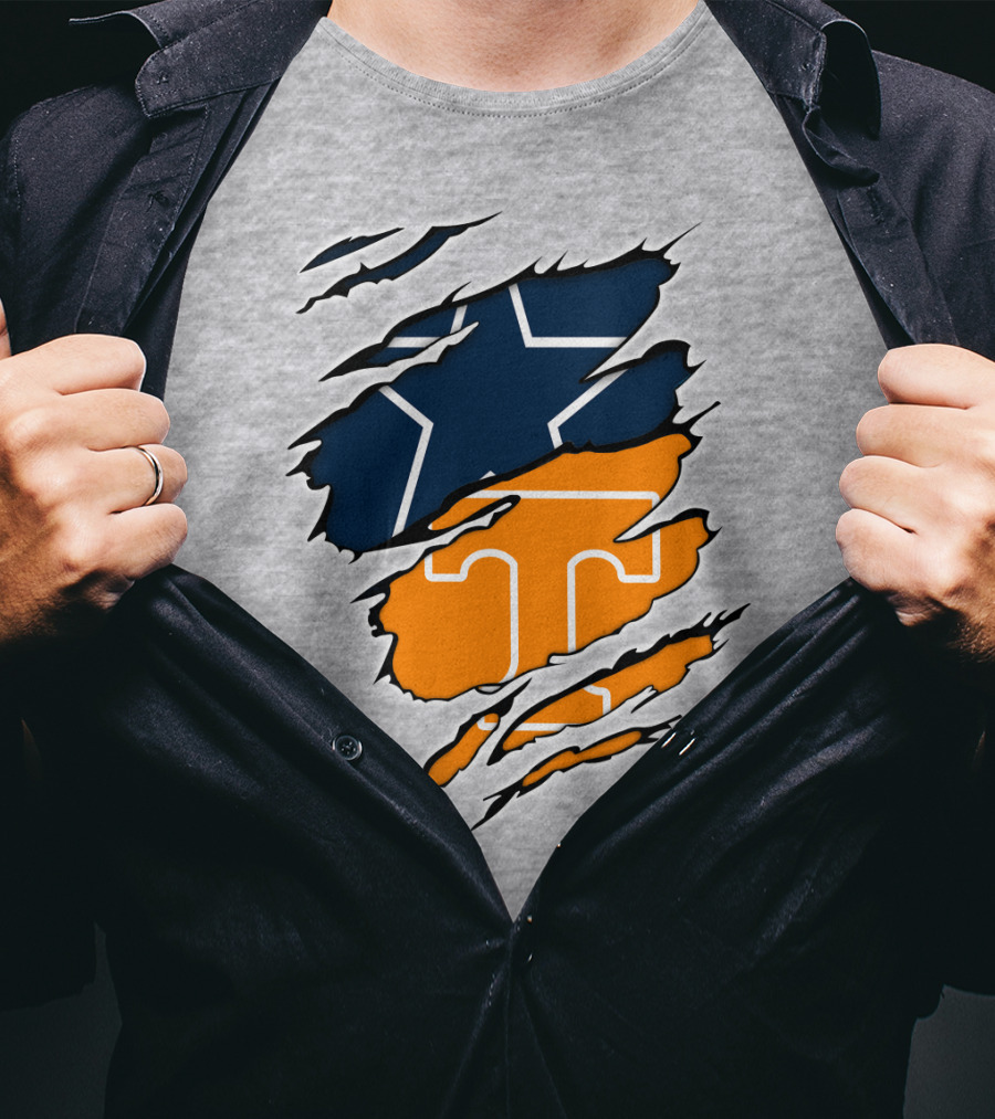 Cowboys Tennessee Vols Star Claw T-Shirt