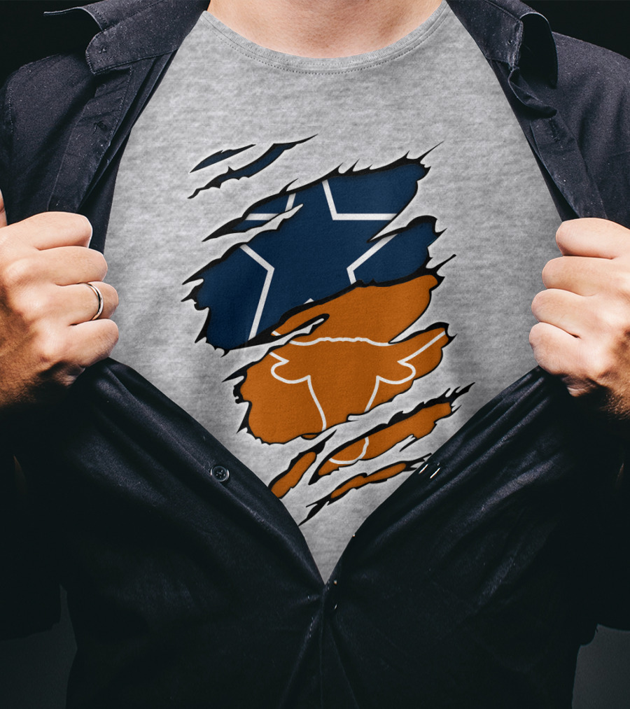 Dallas Cowboys Texas Longhorns Cowboys Longhorn Cowboys T-Shirt
