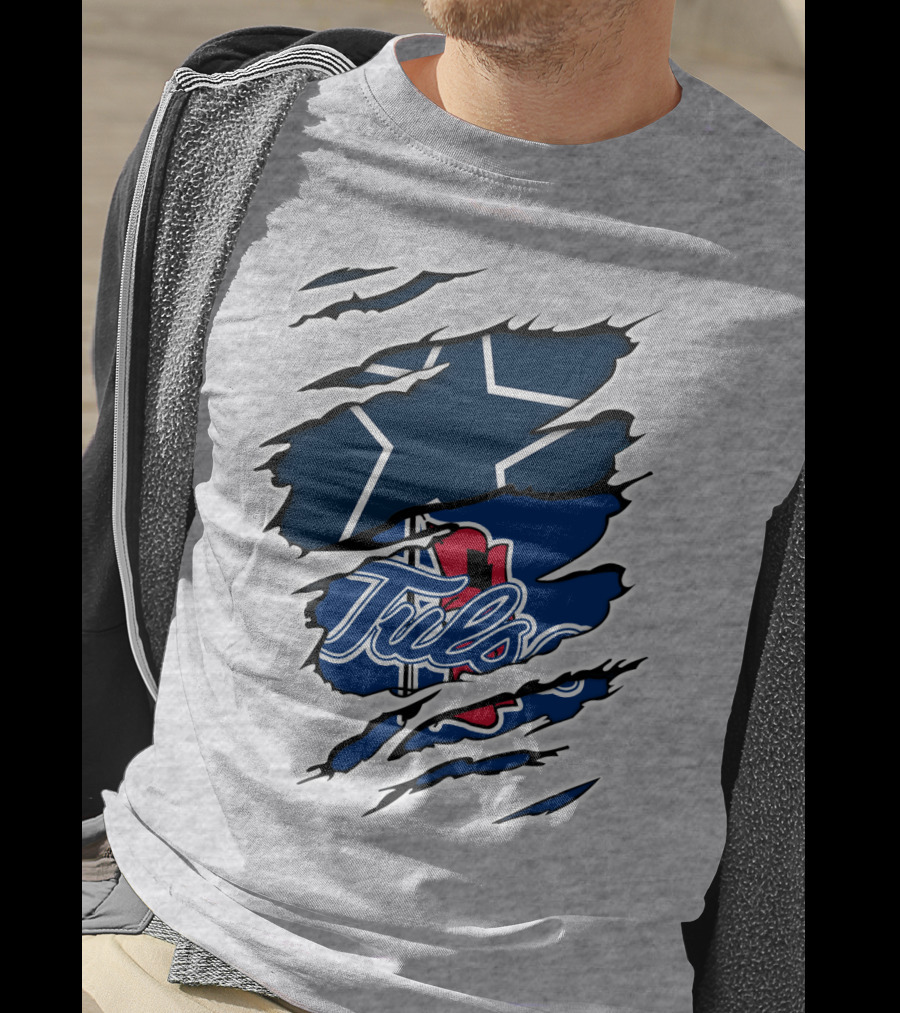 Tulsa Cowboys Dallas Star Rip T-Shirt