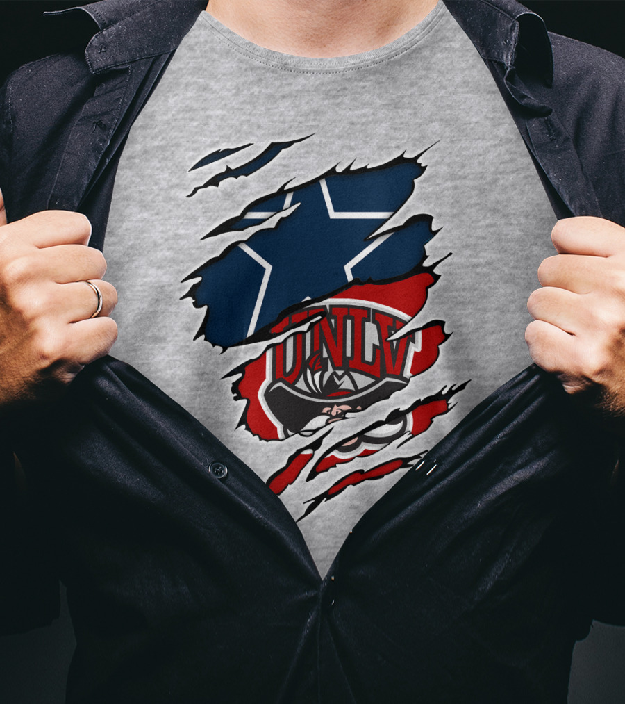 Cowboys Unlv Rebels Star T-Shirt