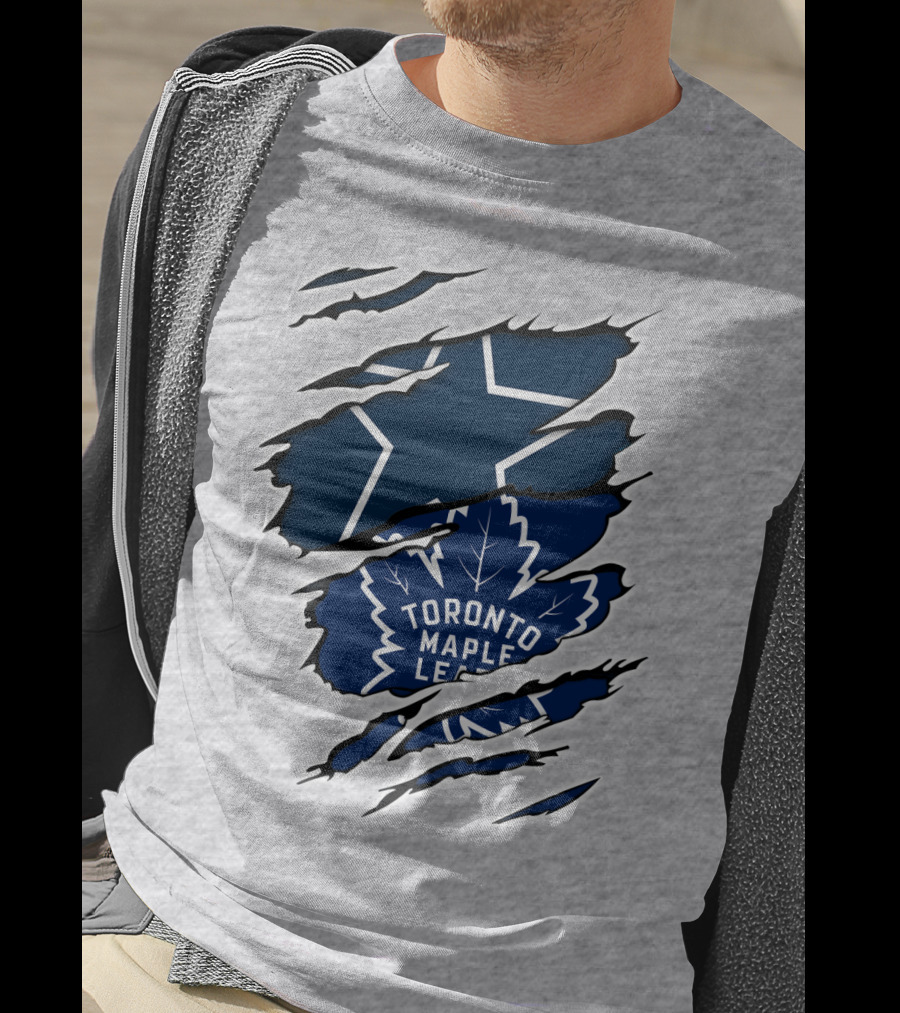 Cowboys Toronto Maple Leafs Cowboys Star Ripped T-Shirt