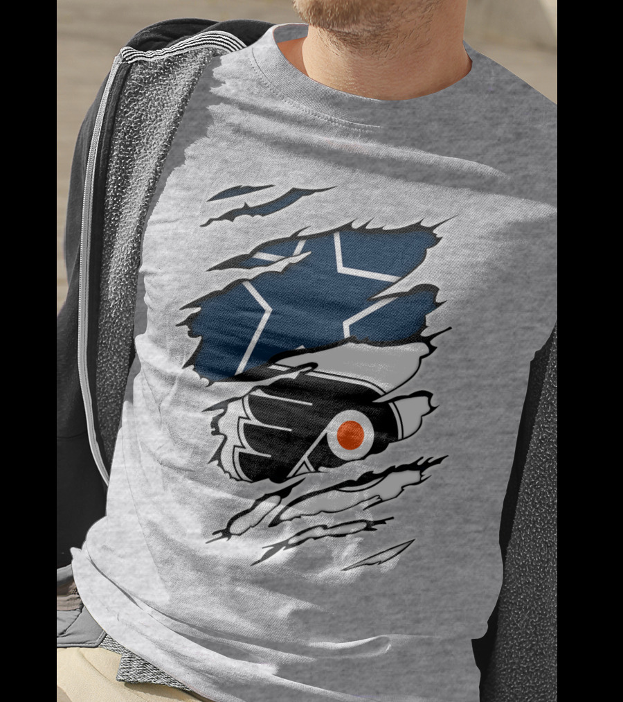 Cowboys Flyers Cowboys Logos Blend T-Shirt