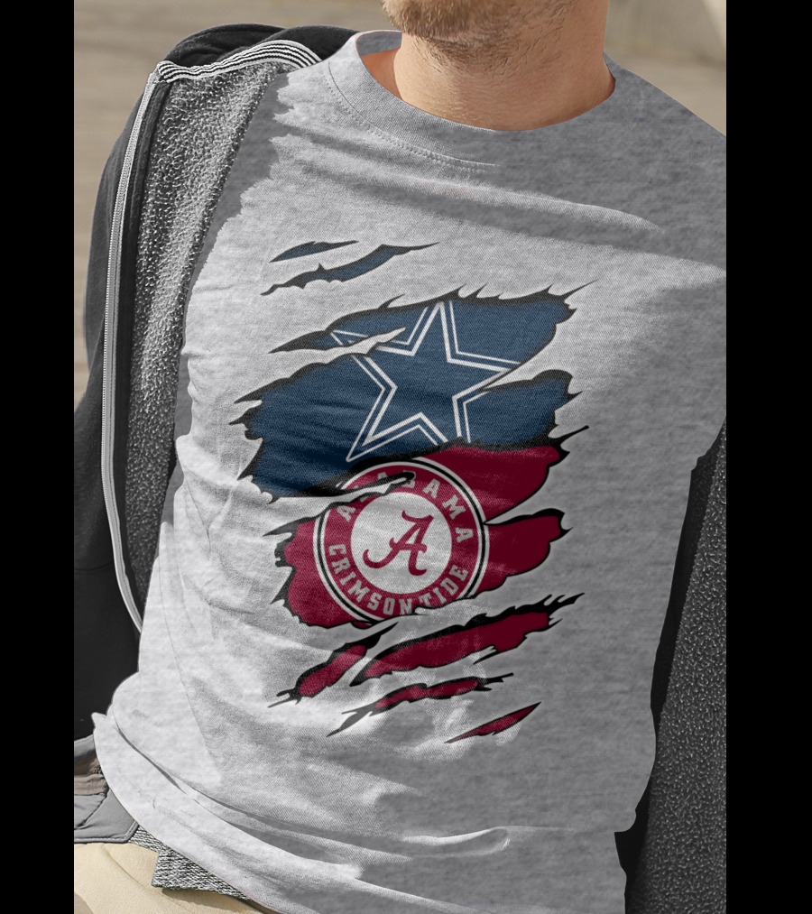 Dallas Cowboys Alabama Crimson Tide T-Shirt