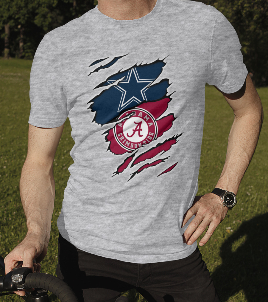 Dallas Cowboys Alabama Crimson Tide T-Shirt
