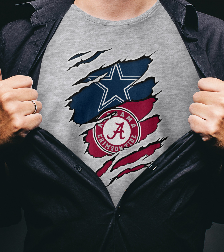 Dallas Cowboys Alabama Crimson Tide T-Shirt